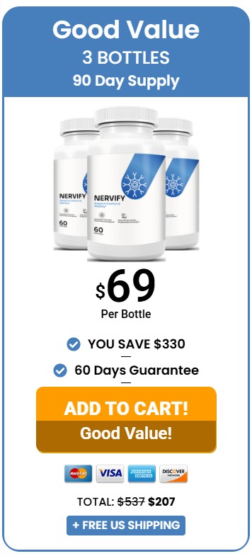 Nervify 3 Bottle Price